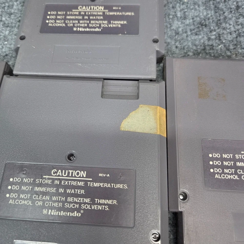 Nintendo NES Authentic Lot of 7 Games Racing Monster Trucks Bigfoot Knight Rider